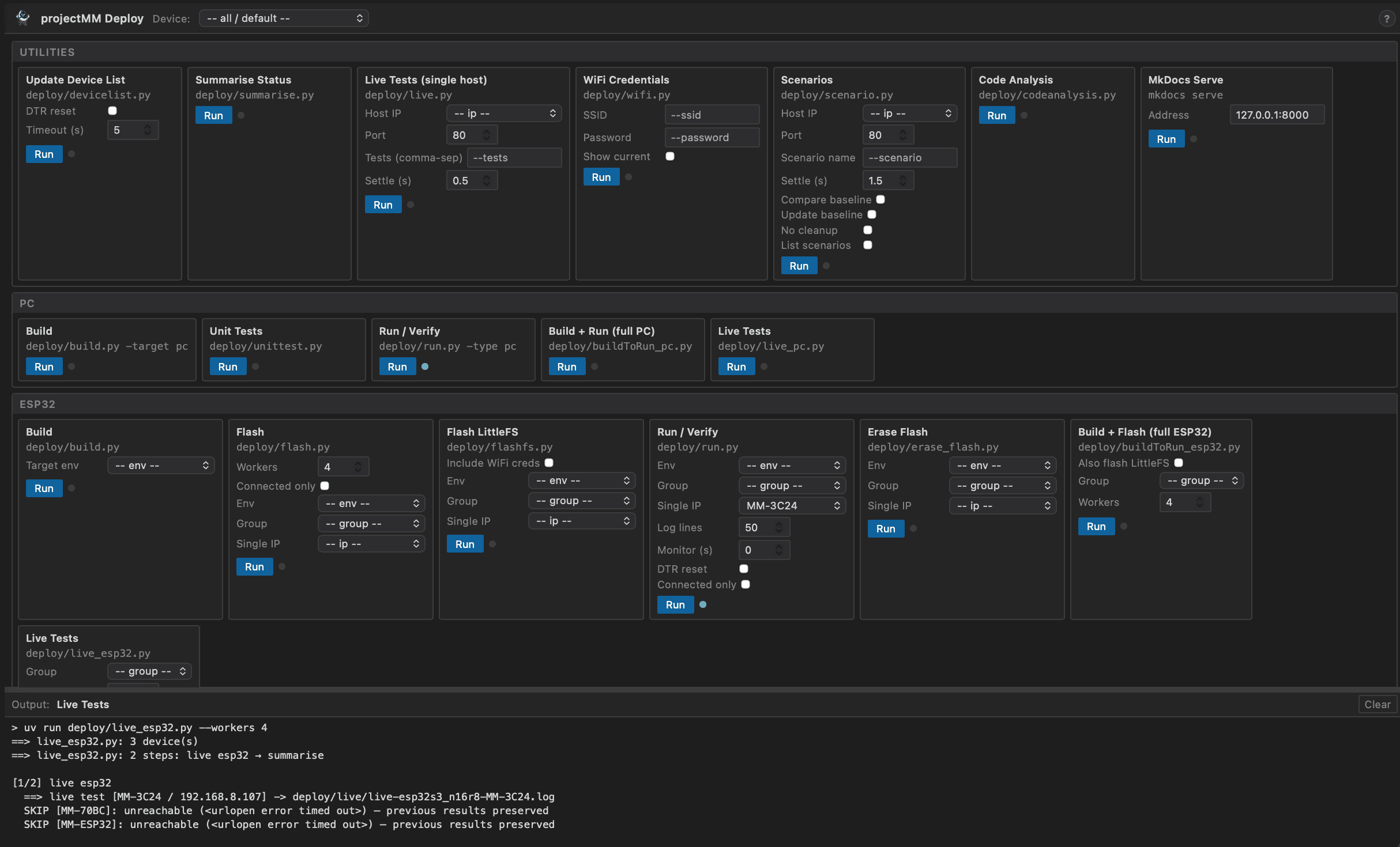 Deploy UI